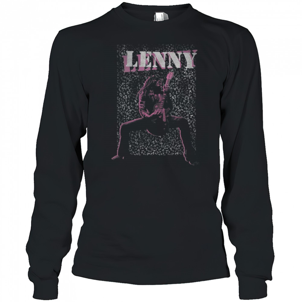 Lenny Kravitz Leopard Print T-Shirt Long Sleeved