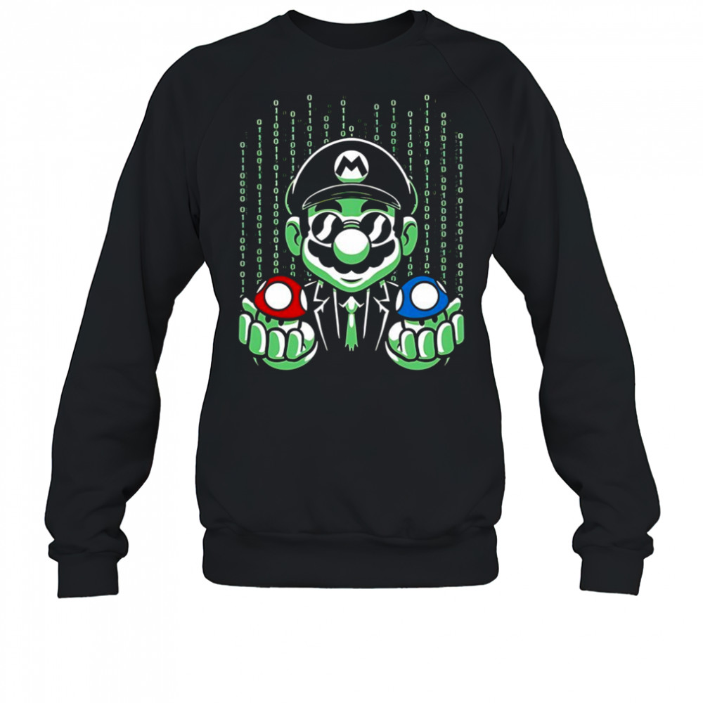 Mario Neo mushroom choice shirt Sweatshirt