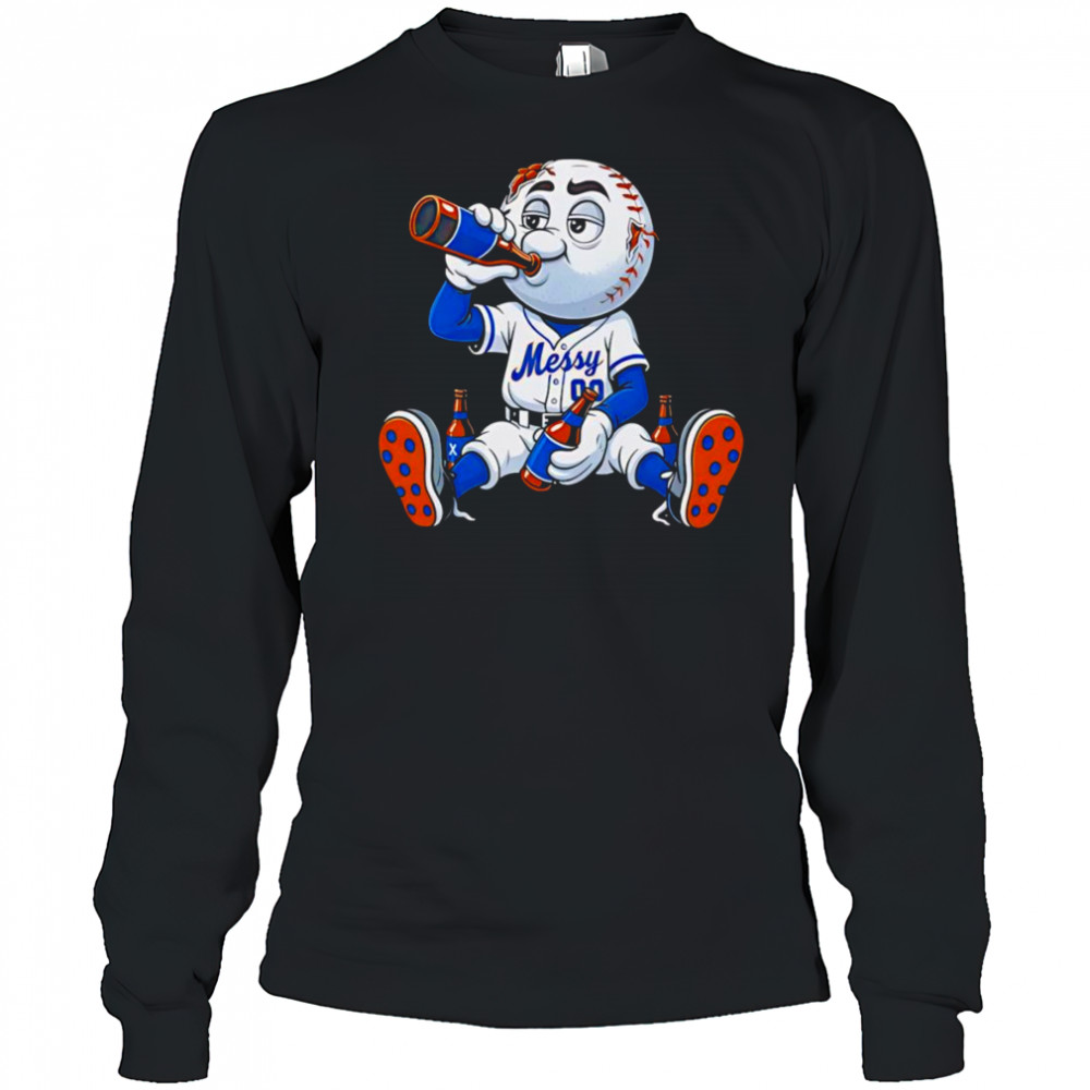 Mr. Messy drinking shirt Long Sleeved