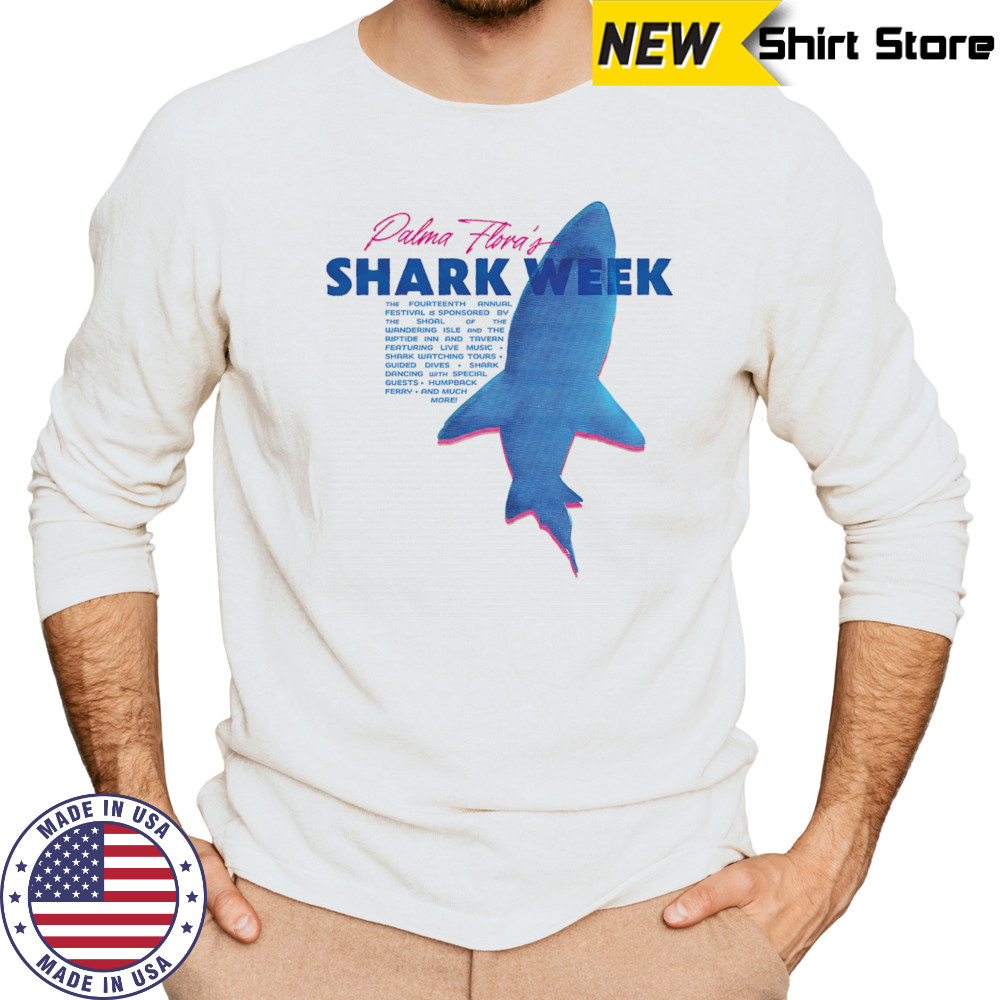Palma Florida’s shark week shirt Long Sleeved