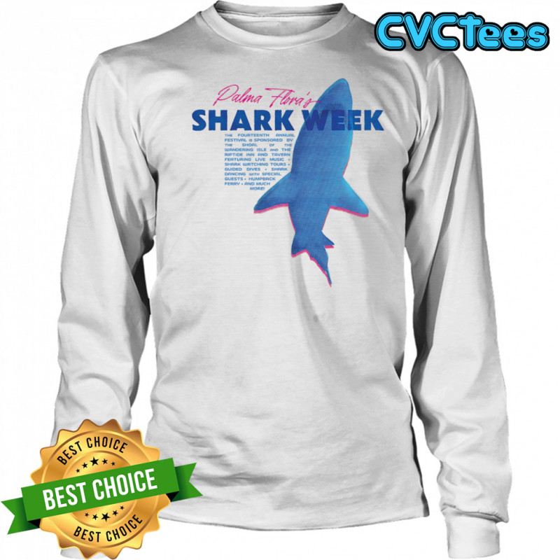 Palma Florida’s shark week shirt Long Sleeved