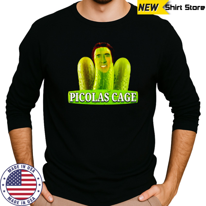 Picolas Cage pickle shirt Long Sleeved