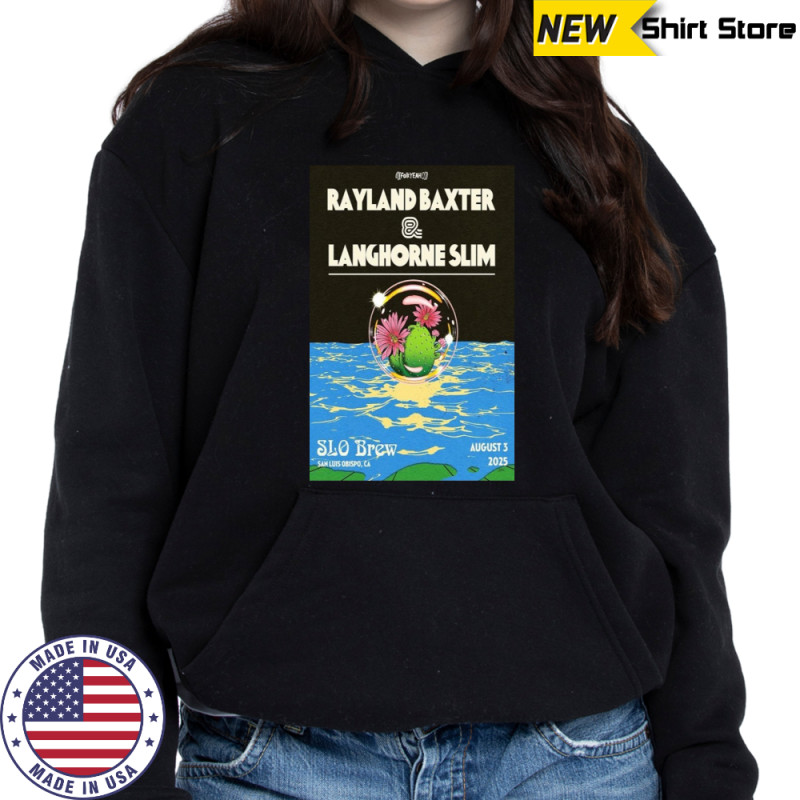 Rayland Baxter & Langhorne Slim San Luis Obispo 8.3.2025 Poster T-Shirt Sweatshirt