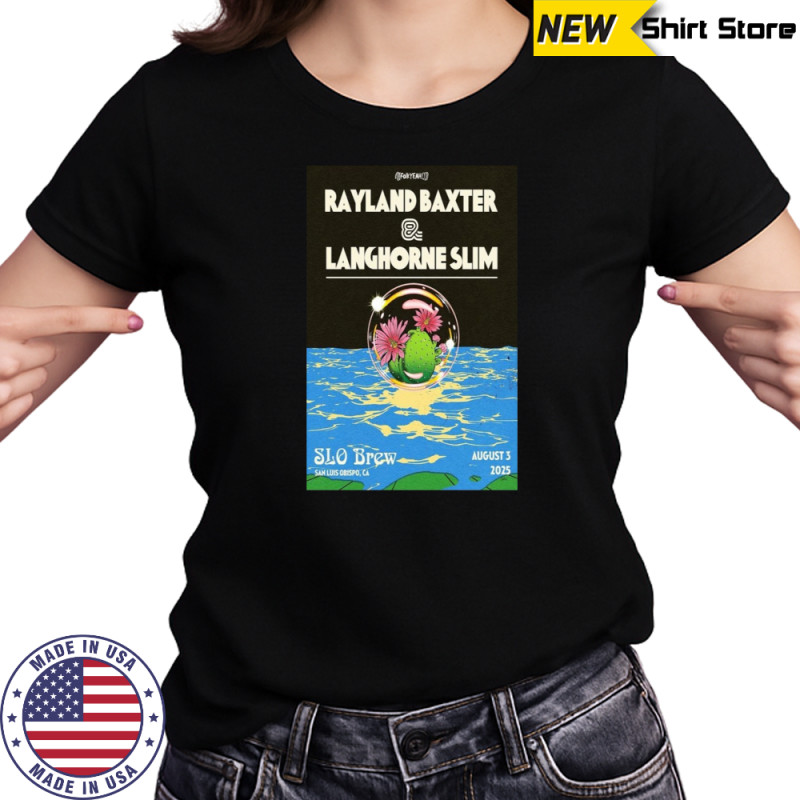 Rayland Baxter & Langhorne Slim San Luis Obispo 8.3.2025 Poster T-Shirt Women's T-shirt