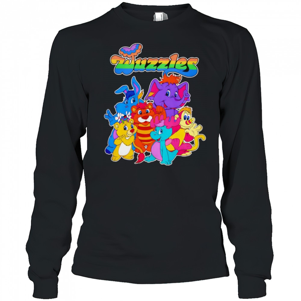 Retro Nostalgic Wuzzles cartoon shirt Long Sleeved