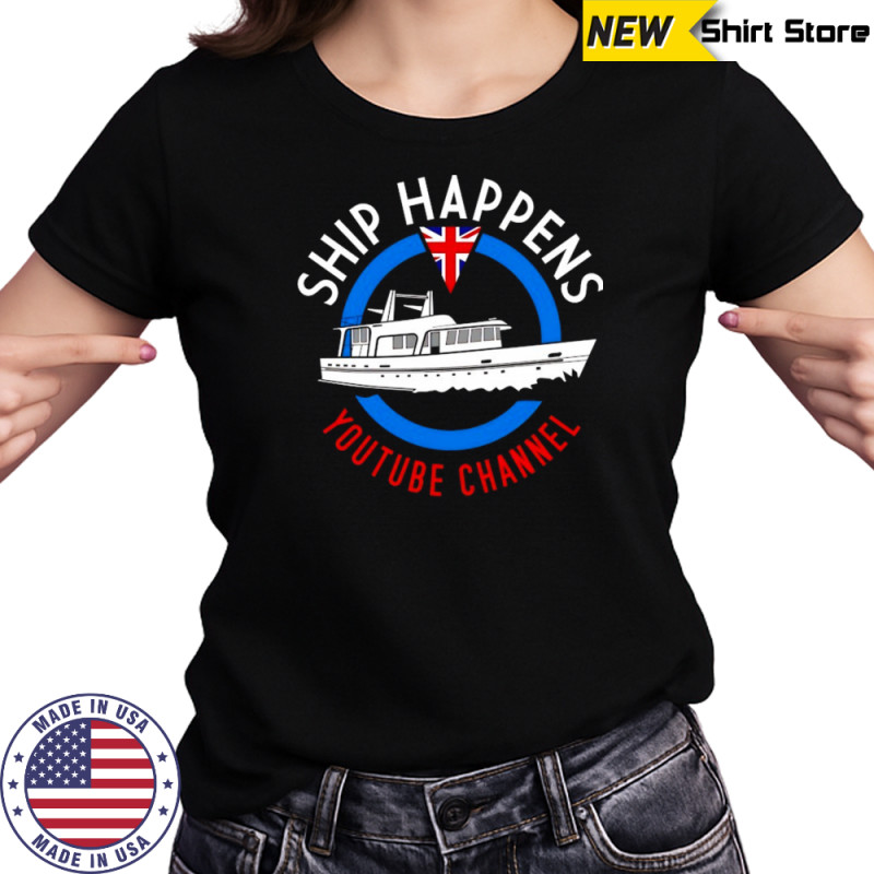 Ship Happens Youtube Channel Union Jack shirt Women's T-shirt