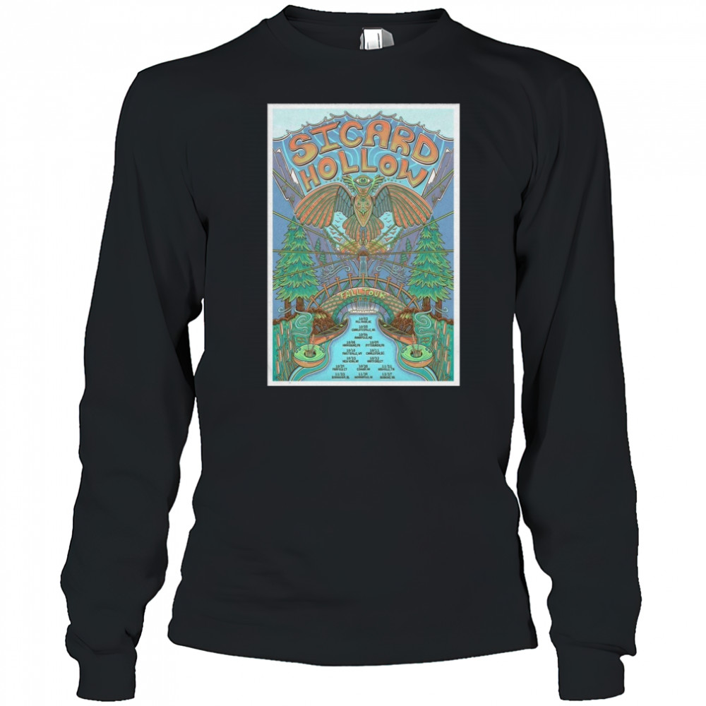 Sicard Hollow Fall 2025 Concert Poster T-Shirt Long Sleeved