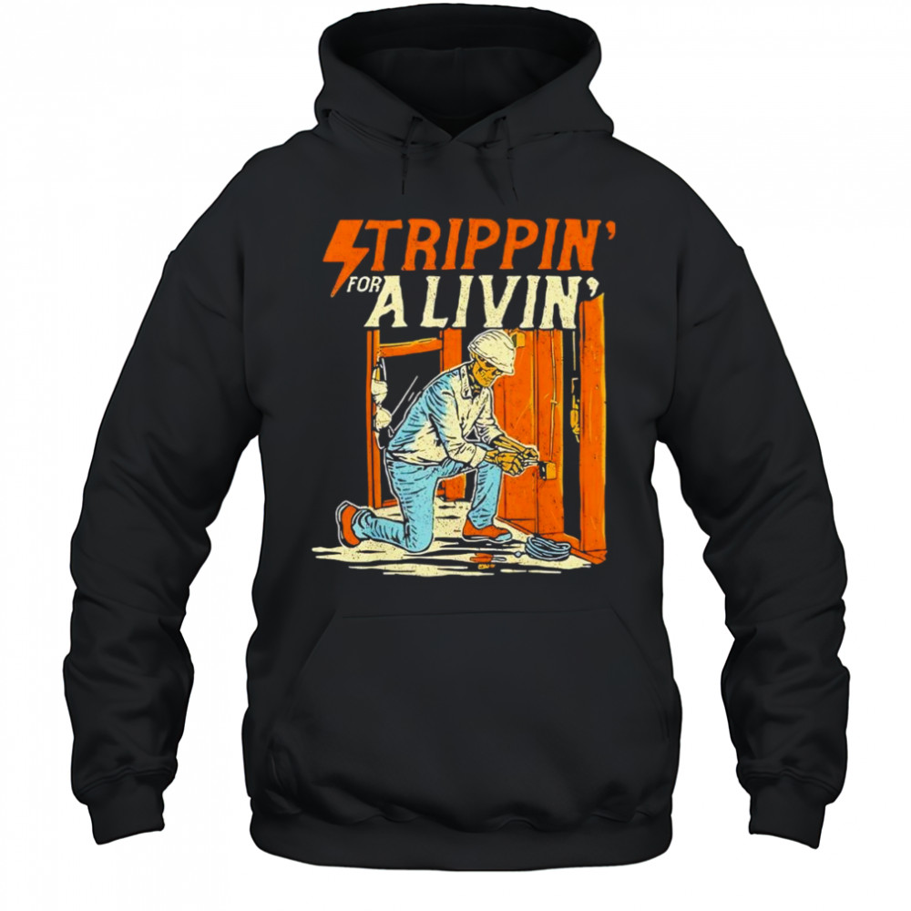 Stripping for a living electrical shirt Hoodie