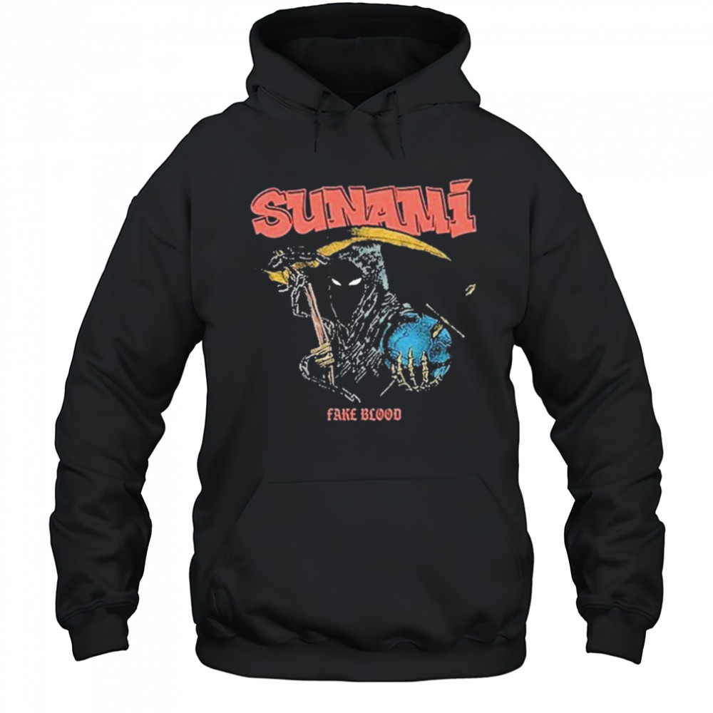 Sunami Fake Blood T-Shirt Hoodie