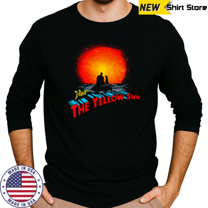 Superman and Krypto Visit the Yellow Sun shirt Long Sleeved