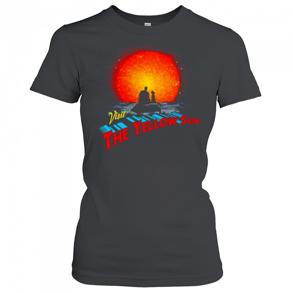 Superman and Krypto Visit the Yellow Sun shirt Women's T-shirt