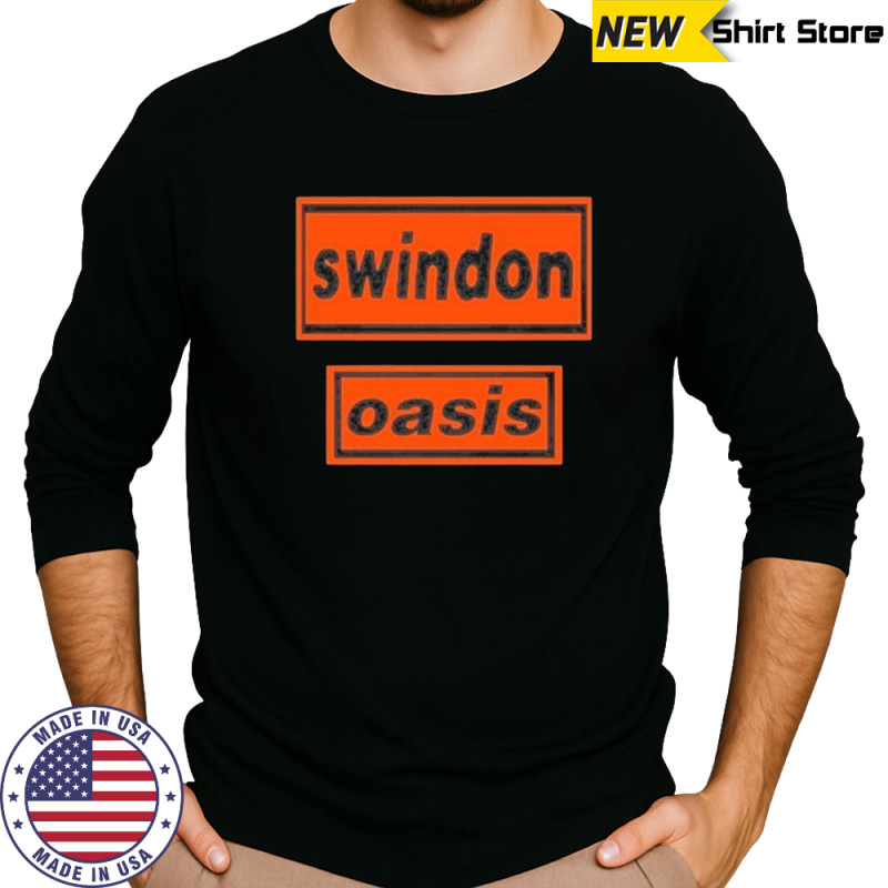 Swindon Oasis 2025 Black T-Shirt Long Sleeved