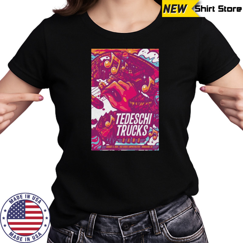 Tedeschi Trucks Band Aug 2 2025 In Morrison CO Poster T-Shirt Women's T-shirt