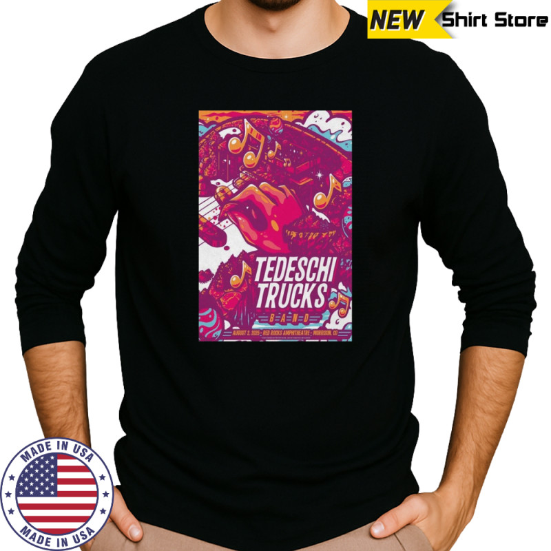 Tedeschi Trucks Band Aug 2 2025 In Morrison CO Poster T-Shirt Long Sleeved