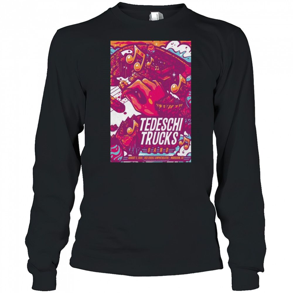 Tedeschi Trucks Band Aug 2 2025 In Morrison CO Poster T-Shirt Long Sleeved