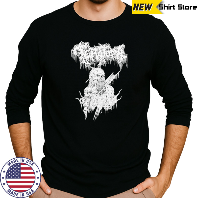 Teratoma Threehead T-shirt Long Sleeved
