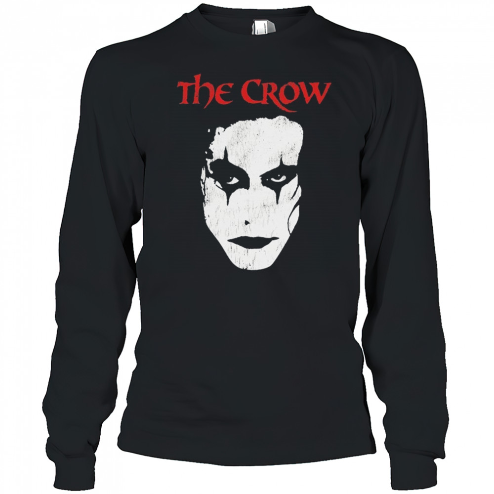 The Crow Face T-shirt Long Sleeved