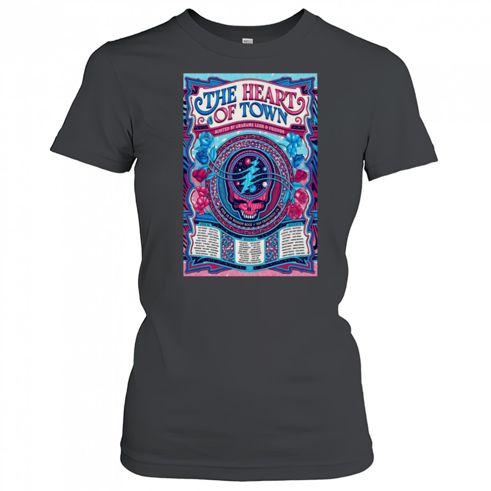 The Heart Of Town Pier 48 In San Francisco CA Jul 31-Aug 2 2025 Poster T-Shirt Women's T-shirt