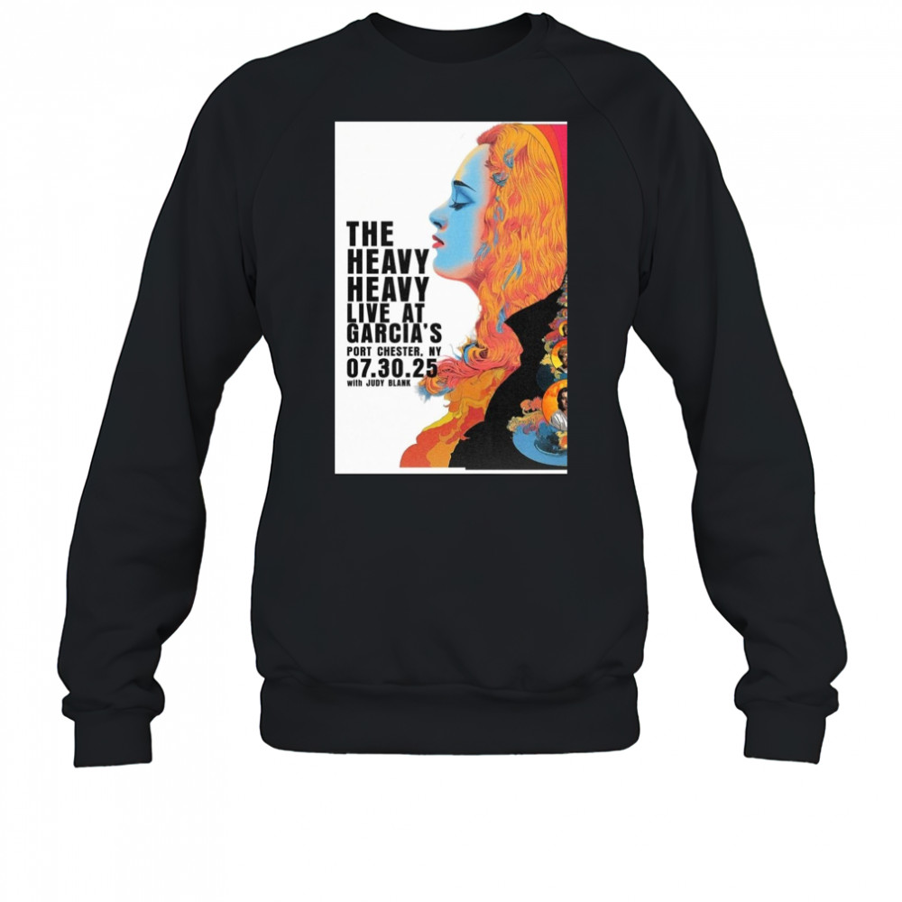 The Heavy Heavy July 30 2025 Port Chester NY Official Concert Poster T-Shirt Sweatshirt