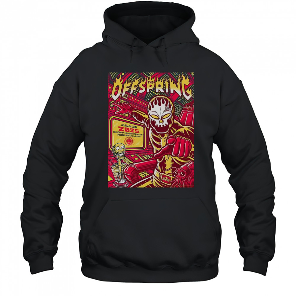 The OffSpring Ruoff Music Center In Noblesville IN Jul 26 2025 Poster T-Shirt Hoodie