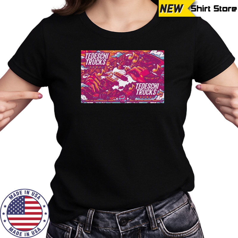 Tour 2025 Tedeschi Trucks Band Red Rocks Amphitheatre Morrison CO Poste T-Shirt Women's T-shirt