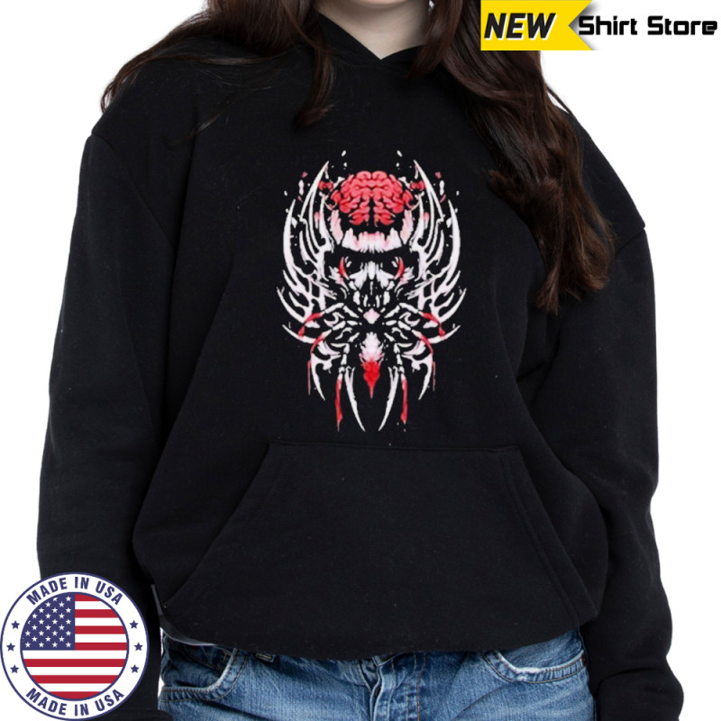 Twisted Insane Liquid Logo Spider Brain T-Shirt Sweatshirt