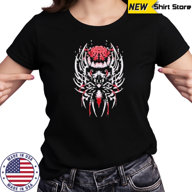 Twisted Insane Liquid Logo Spider Brain T-Shirt Women's T-shirt