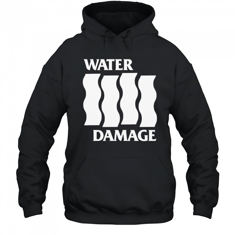 Water Damage Flowing Water T-shirt Hoodie