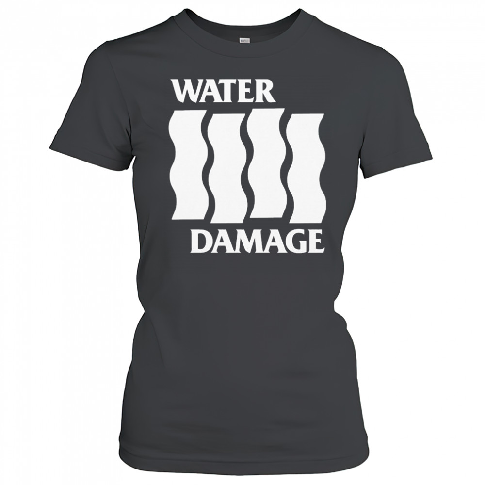Water Damage Flowing Water T-shirt Women's T-shirt