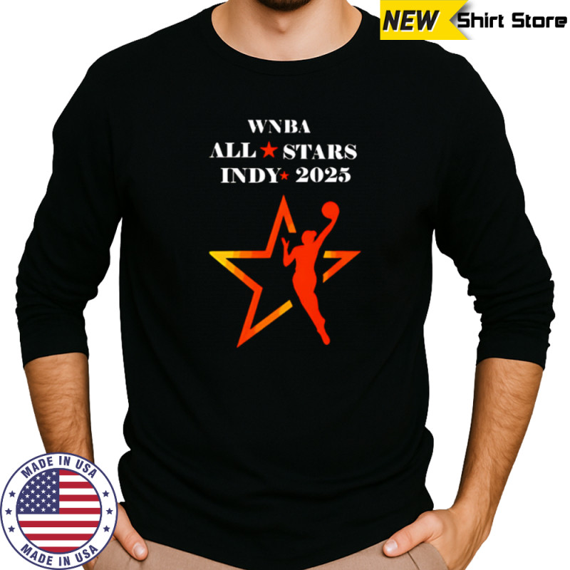 WNBA themed Indiana Fever Star Power 2025 All Star shirt Long Sleeved