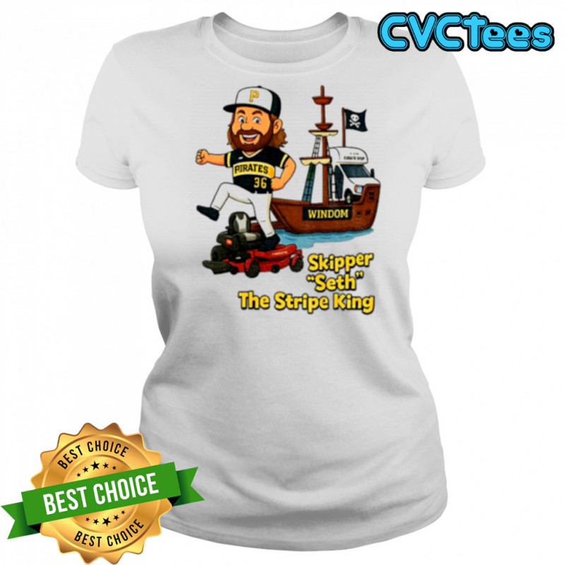 Dauri Moreta Pittsburgh Pirates Windom skipper seth the stripe king shirt Women's T-shirt