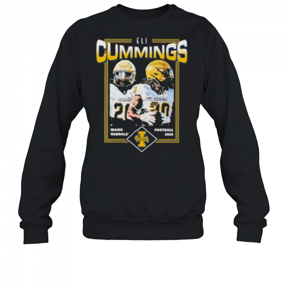 Eli Cummings portrait Idaho Vandals football 2025 shirt Sweatshirt