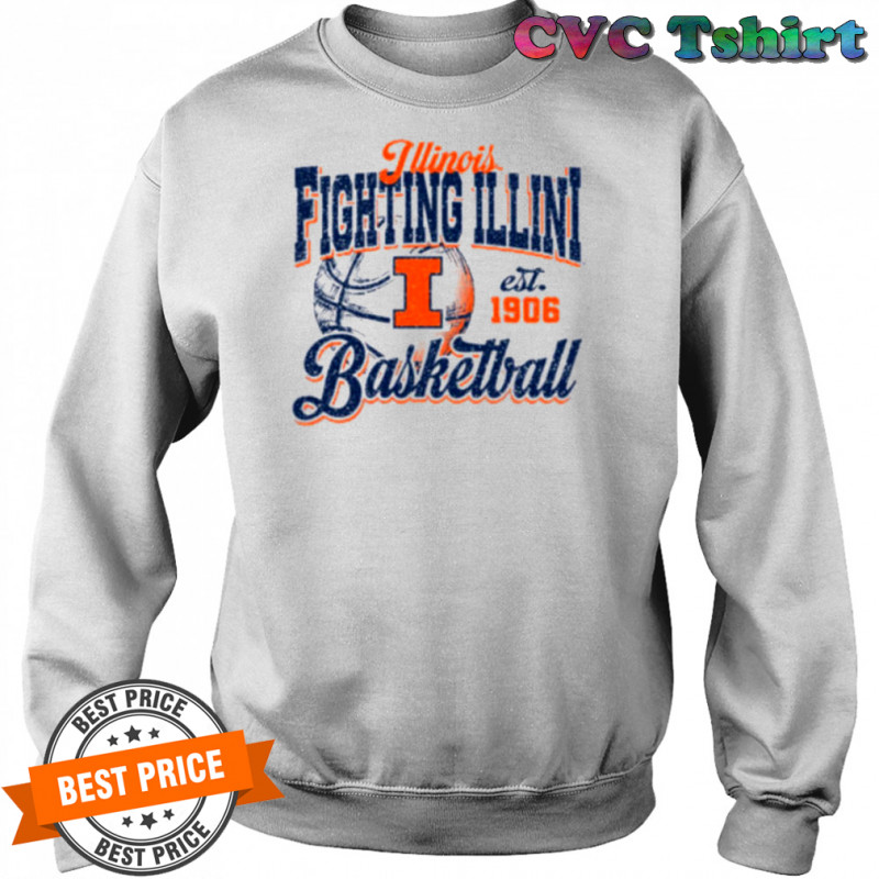 Illinois Basketball Shirt Retro Sweatshirt