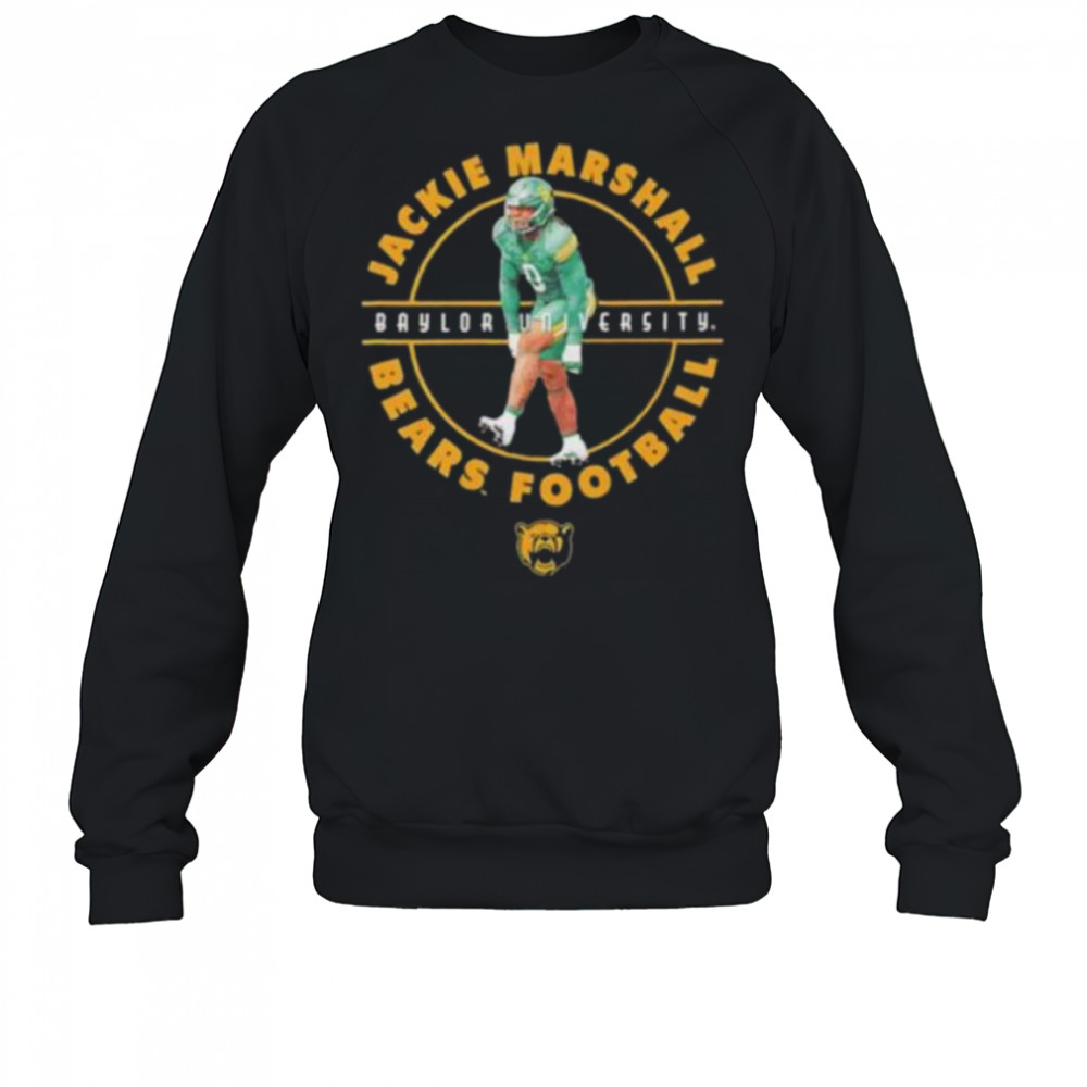 Jackie Marshall illustrated Baylor Bears football shirt Sweatshirt
