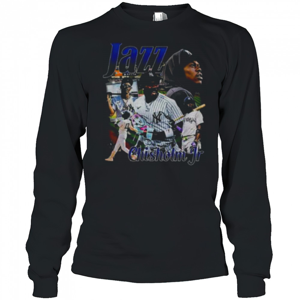 Jazz Chisholm Jr. New York Yankees MLB Baseball graphic shirt Long Sleeved