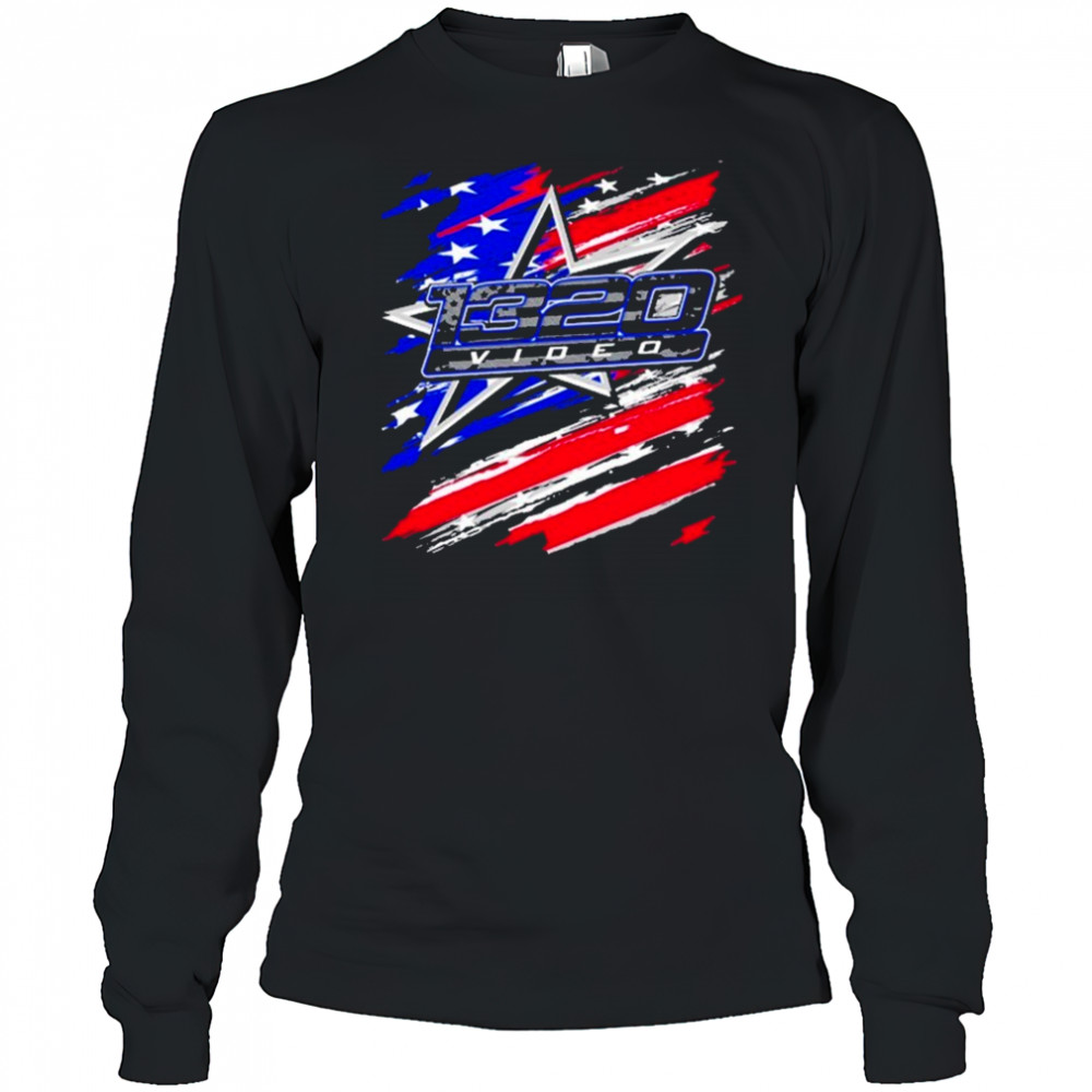 1320Video 2024 American Flag T-Shirt Long Sleeved