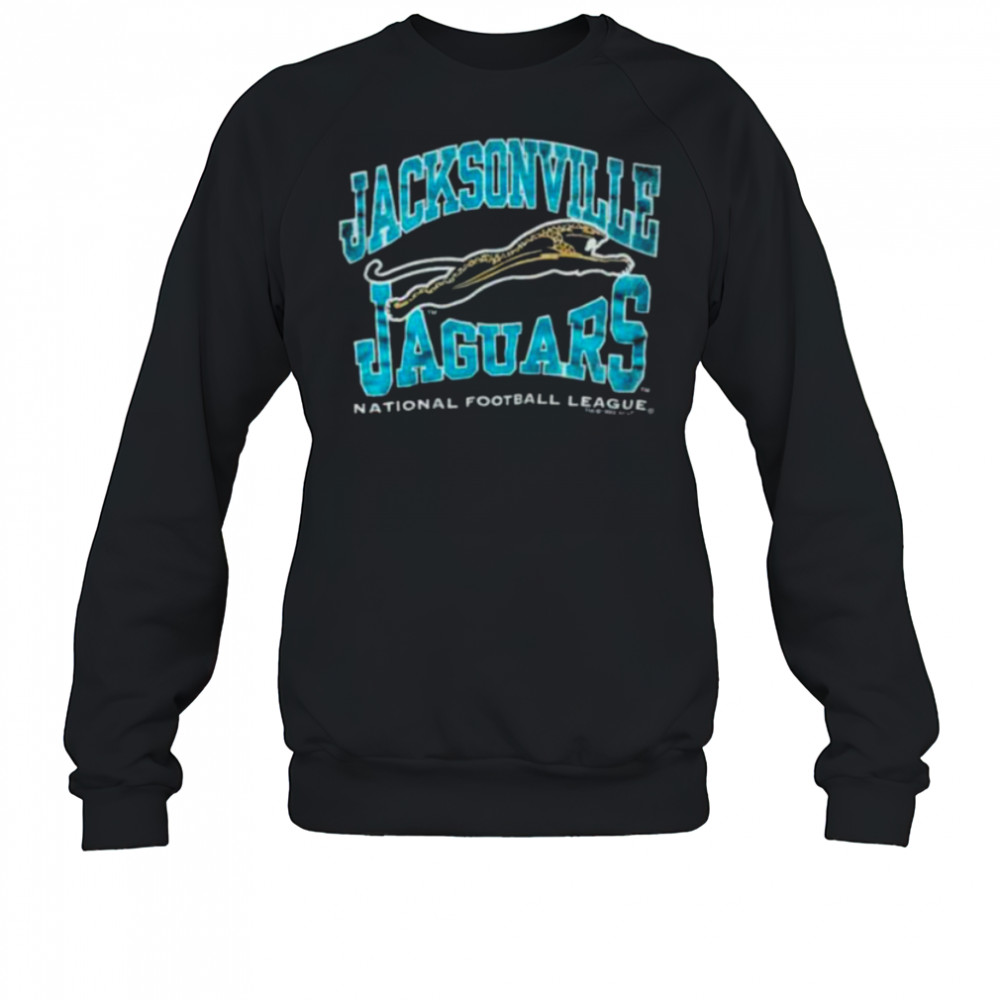 1993 Jacksonville Jaguars Vintage Big Spellout Banned Logo NFL Shirt Sweatshirt