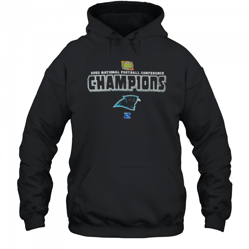 2003 Carolina Panthers NFC Champions Super Bowl XXXVIII Vintage NFL Shirt Hoodie