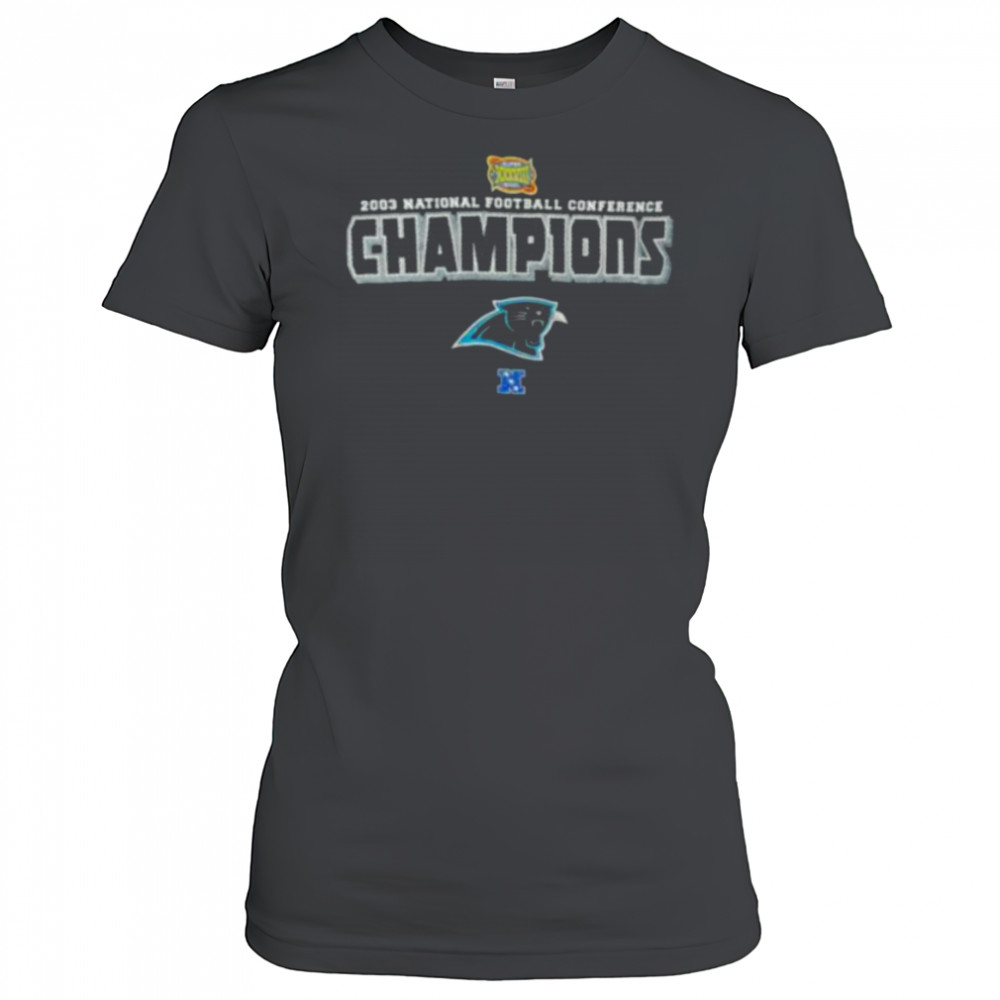 2003 Carolina Panthers NFC Champions Super Bowl XXXVIII Vintage NFL Shirt Women's T-shirt