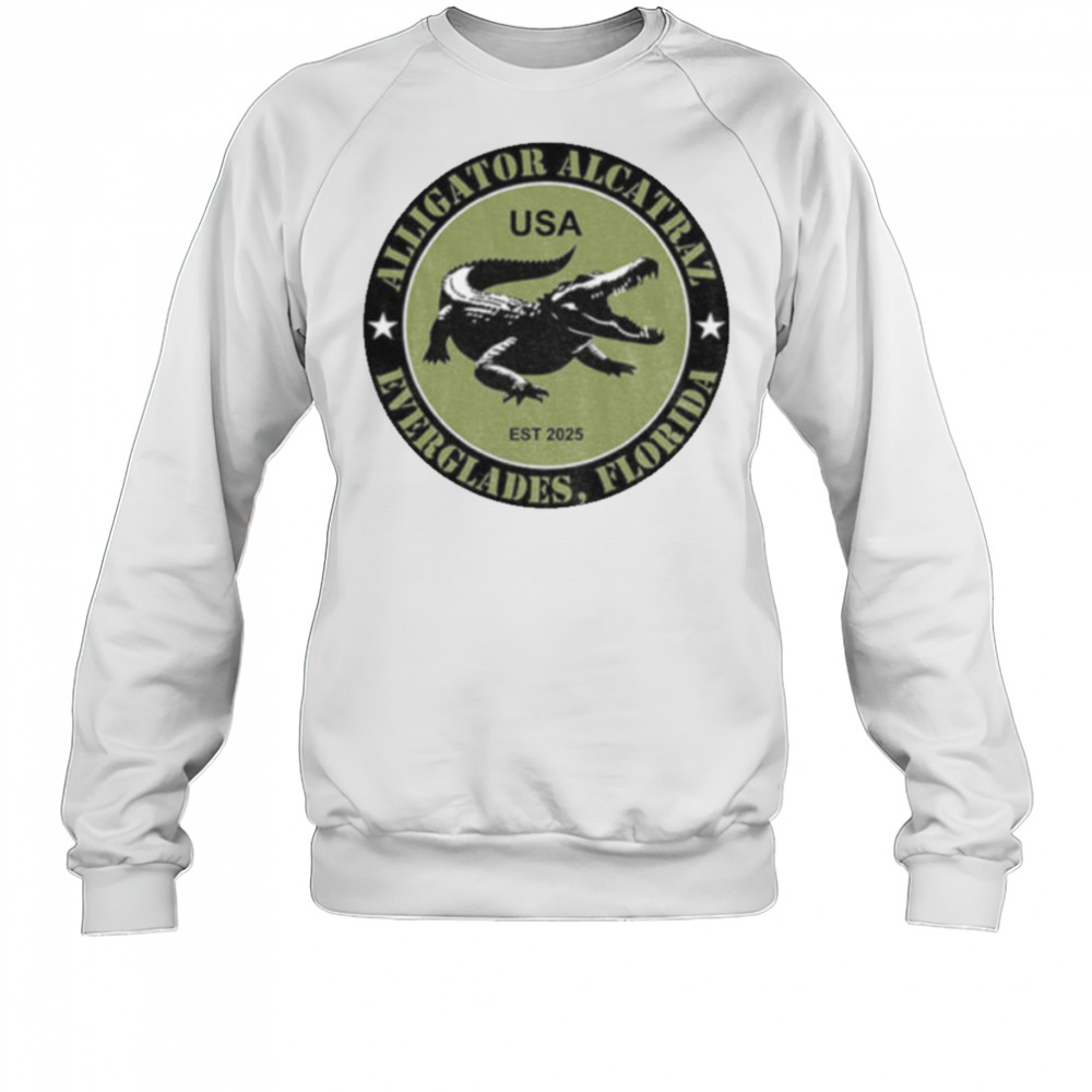 Alligator Alcatraz Everglades Est 2025 Commemorative political shirt Sweatshirt