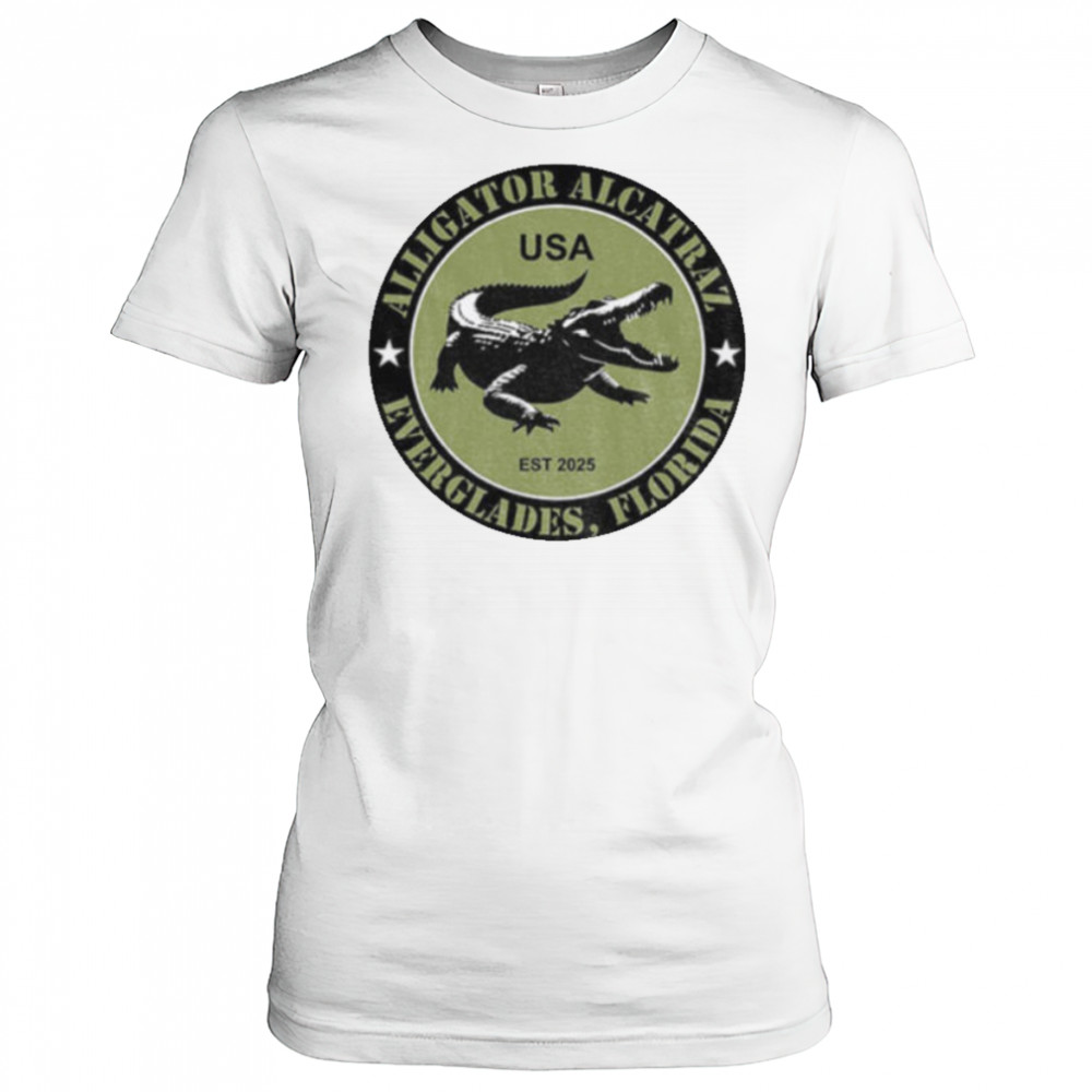 Alligator Alcatraz Everglades Est 2025 Commemorative political shirt Women's T-shirt