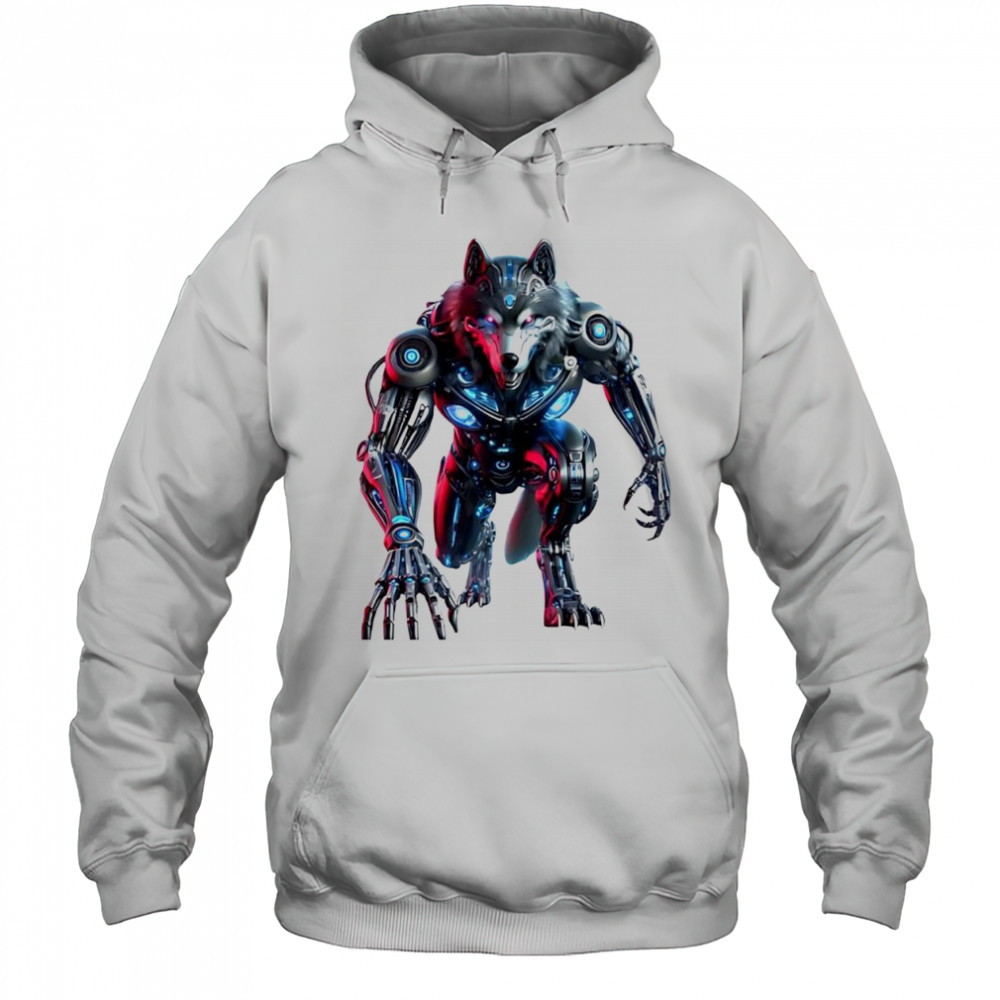 Apex Mech Wolf Robot shirt Hoodie