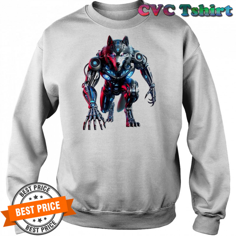 Apex Mech Wolf Robot shirt Sweatshirt