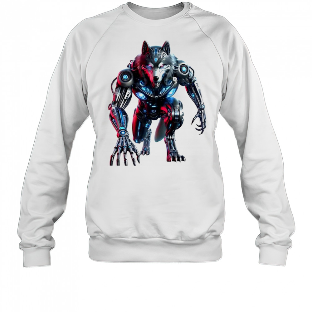 Apex Mech Wolf Robot shirt Sweatshirt