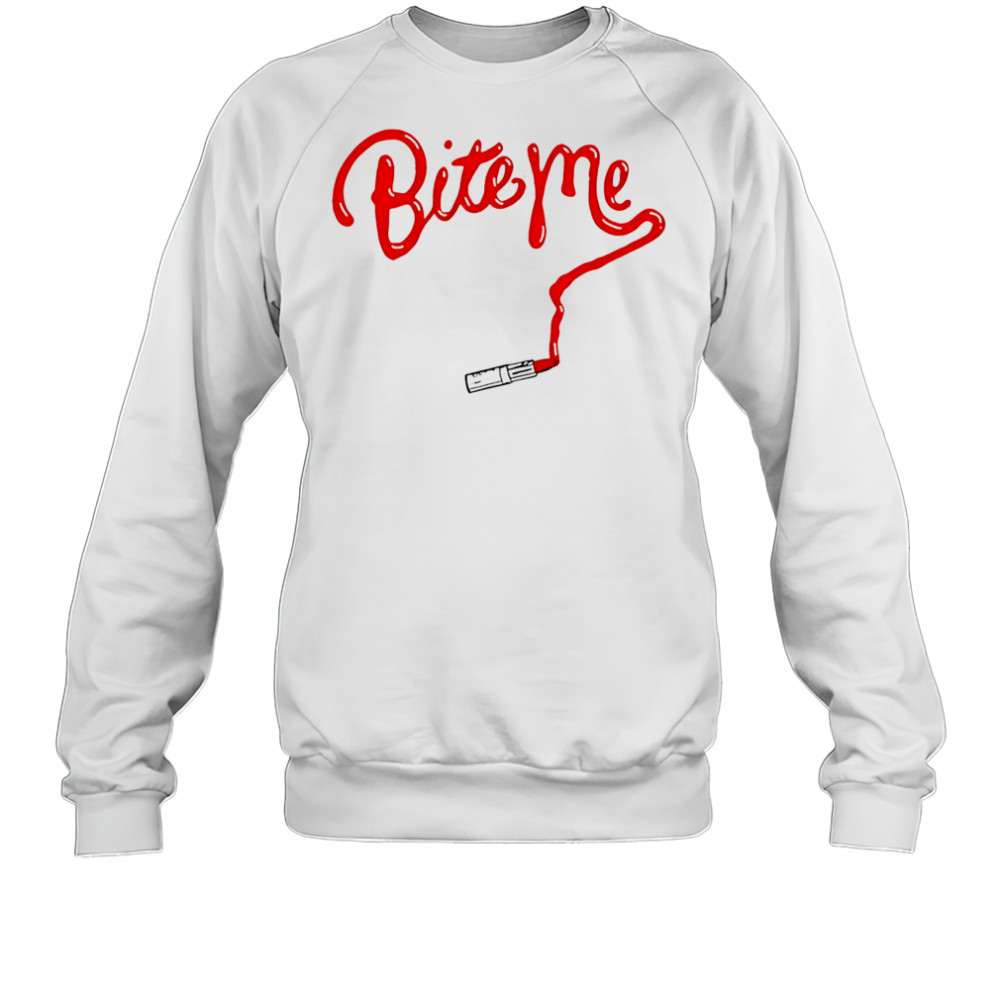 Bite me lipstick shirt Sweatshirt