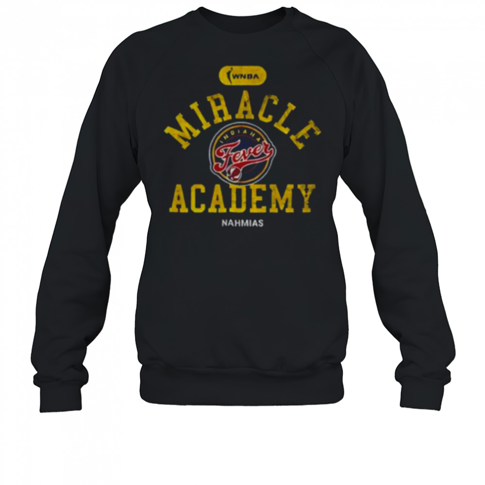 Caitlin Clark wearing Indiana Fever Miracle Academy WNBA Basketball shirt Sweatshirt