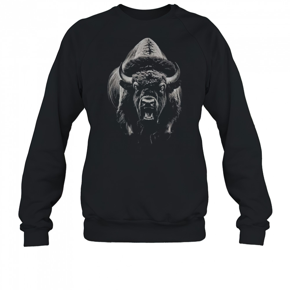 Charging Buffalo Majestic Bison Graphic shirt Sweatshirt