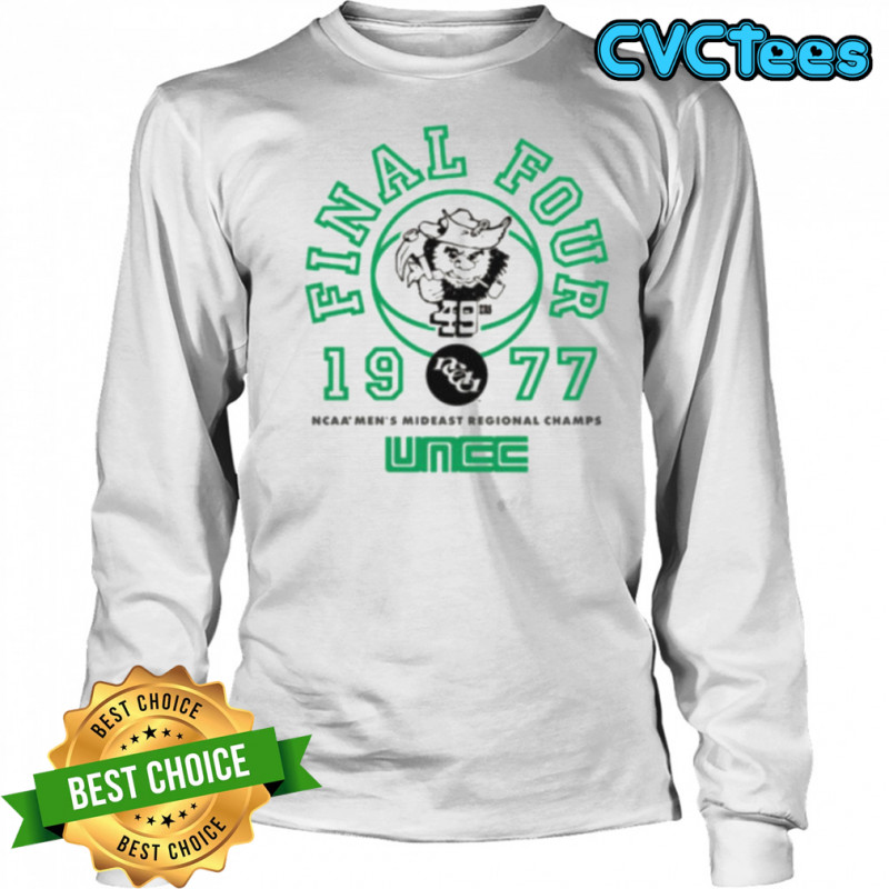 Charlotte 49ers 1977 Men’s Basketball Final Four Ringer SHirt Long Sleeved