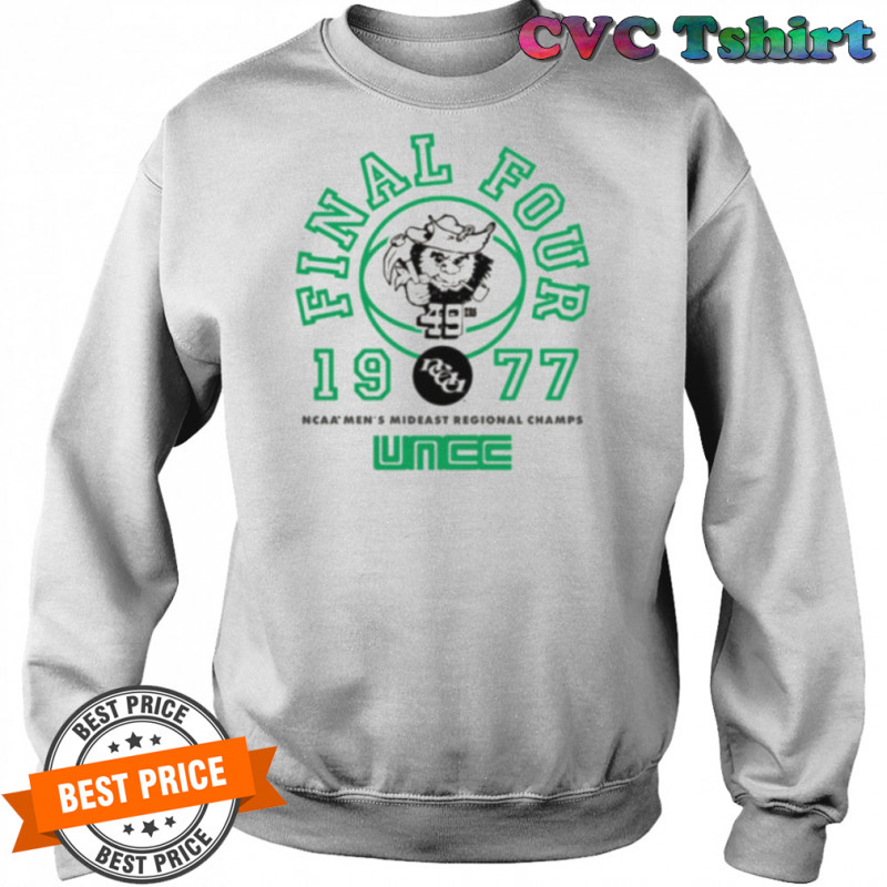 Charlotte 49ers 1977 Men’s Basketball Final Four Ringer SHirt Sweatshirt