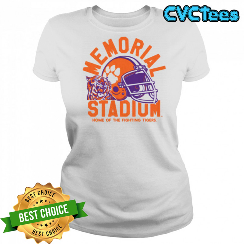 Clemson 55th Anniversary Tiger Paw Football Ringer Shirt Women's T-shirt